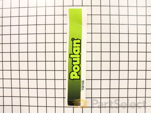 9896277-1-M-Poulan-158166-Decal Fender Logo