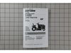 Owners Manual – Part Number: 164138