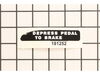 Foot Rest Decal – Part Number: 181252