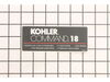 9926839-2-S-Kohler-2411311-S-Decal: 18 Hp
