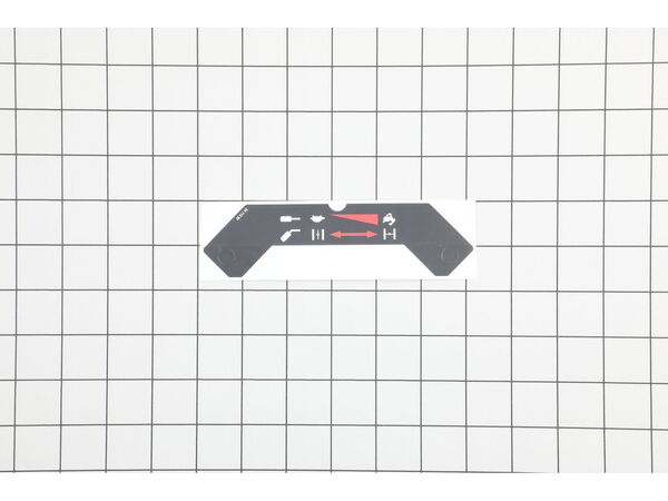 9926933-1-M-Kohler-2411392-S-Decal, Control Panel