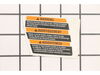 Danger Label 1 – Part Number: 38104250G