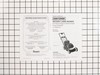 Owners Manual – Part Number: 410330