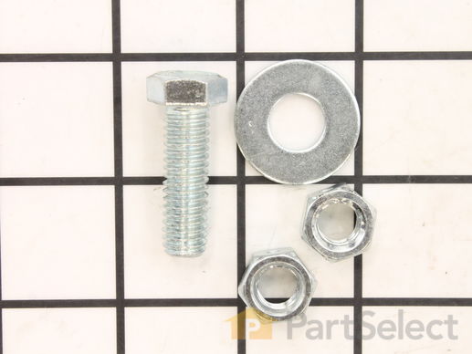 9960975-1-M-Classen-500049-3/8"x1-1/4" Bolt W/ Flat Washer & (2) Lock Nuts