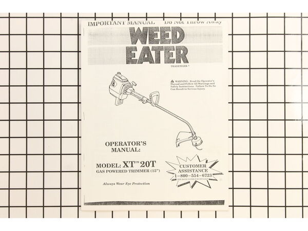 9970656-1-M-Weed Eater-530081867-Operator Manual 20T