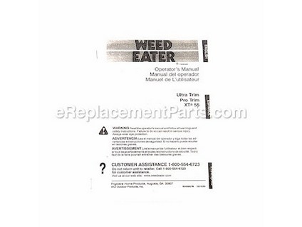 9970705-1-M-Weed Eater-530084278-Operator's Manual