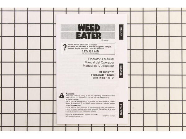 9970734-1-M-Weed Eater-530087310-Manual Operators