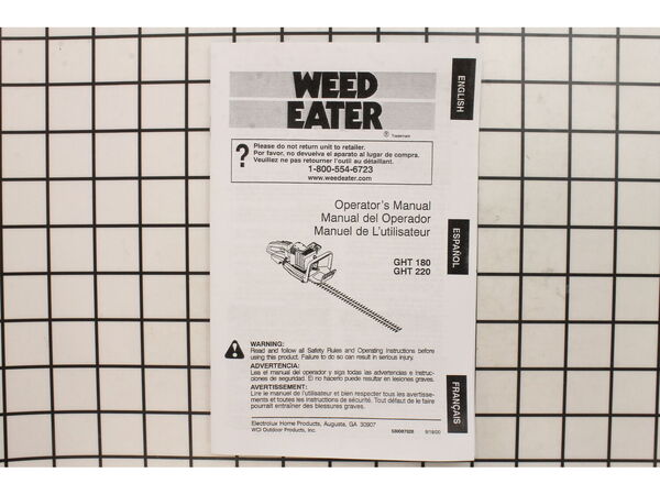 9970736-1-M-Weed Eater-530087628-Operator'S Manual