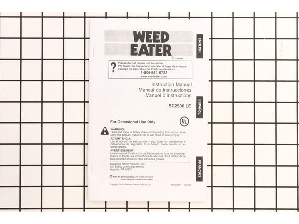 9971533-1-M-Weed Eater-530163351-Manual Operators