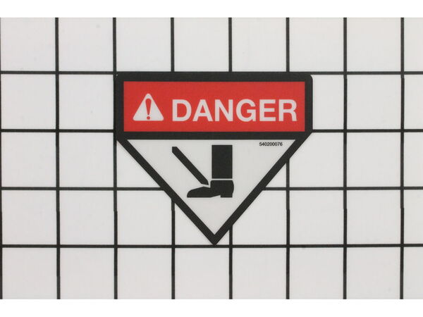 9976312-1-M-Bluebird-540200076-Decal, Danger Foot, Husq