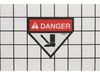Decal, Danger Foot, Husq – Part Number: 540200076