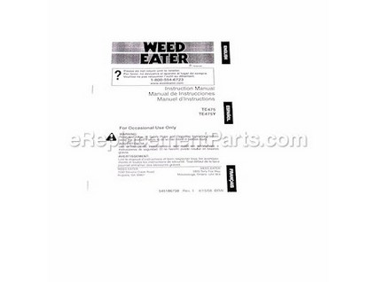 9977373-1-M-Weed Eater-545186738-Operator Manual