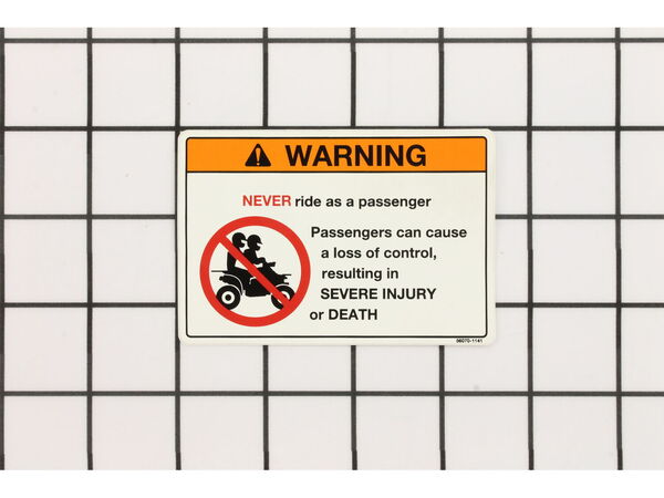 9980106-1-M-Kawasaki-56070-1141-Label-Warning,No Pass