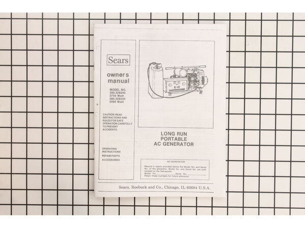 9984957-1-M-Briggs and Stratton-60505GS-Manual, Owner'S