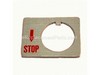 Switch Name Plate – Part Number: 6687949