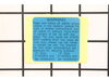 Decal-Warning – Part Number: 6694426