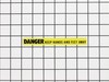 Decal-Caution – Part Number: 6694539