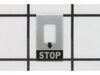 Decal-Stop Button – Part Number: 6694585