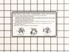 Decal, Belt Replacement – Part Number: 7014519YP
