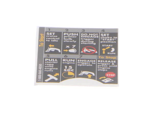 10032597-1-S-Ryobi-940627004-Starting Instruction Label 360 view