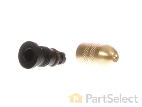 10038636-1-S-Shindaiwa-99944100482-Trimmer Brass Adjustable Nozzle 360 view