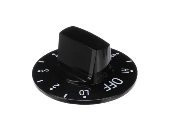 1018723-1-S-GE-WB03X10276        -Surface Element Knob - Black 360 view