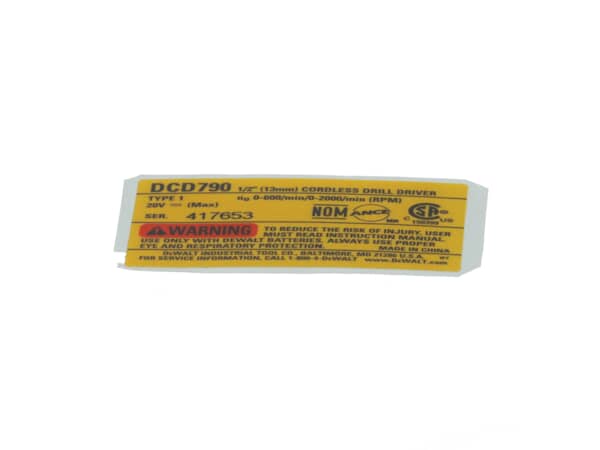 10188932-1-S-DeWALT-N202920-Rating Label 360 view