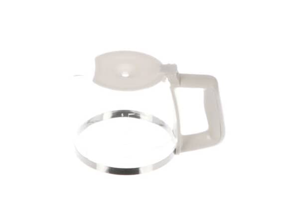 10255008-1-S-Black and Decker-DCM600W-01-5 Cup Glass Carafe- White 360 view