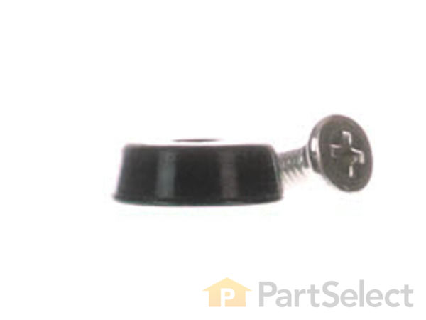 10295661-1-S-Char-Broil-G527-0002-W1-Rubber Bumper, Round, W/ Hardware, F/ Top Lid 360 view