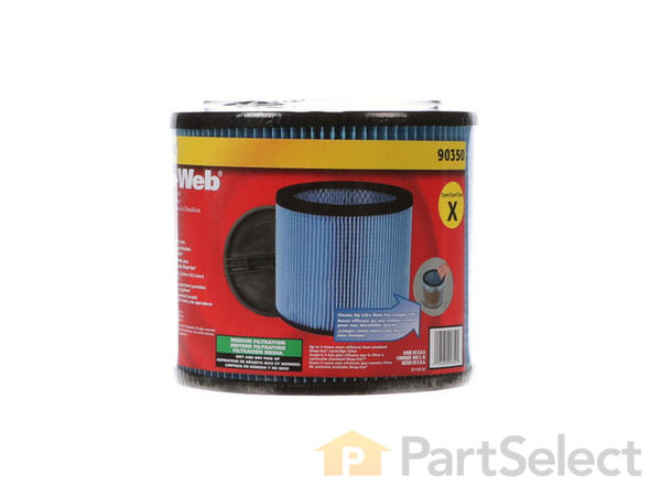 10481136-1-S-Shop-Vac-9035000-High Quality Collection Filter 360 view