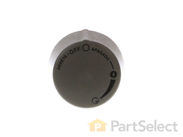 10509654-1-S-Weber-30125801-Control Knob - Grey 360 view