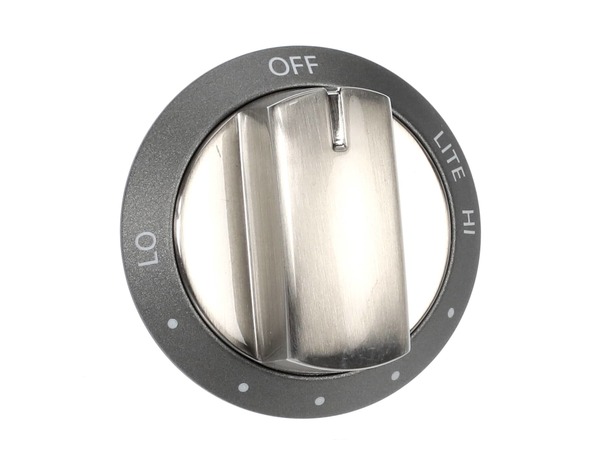 11700365-1-S-Frigidaire-5304500250-Burner Knob - Stainless 360 view