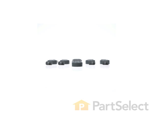 11725221-1-S-GE-WD35X21041-Dishrack Rollers and Axles - Kit of 8 360 view