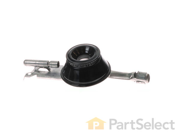 11744567-1-S-Whirlpool-WP7505P283-60-Range Front Burner Assembly Black (Glossy Finish) 360 view