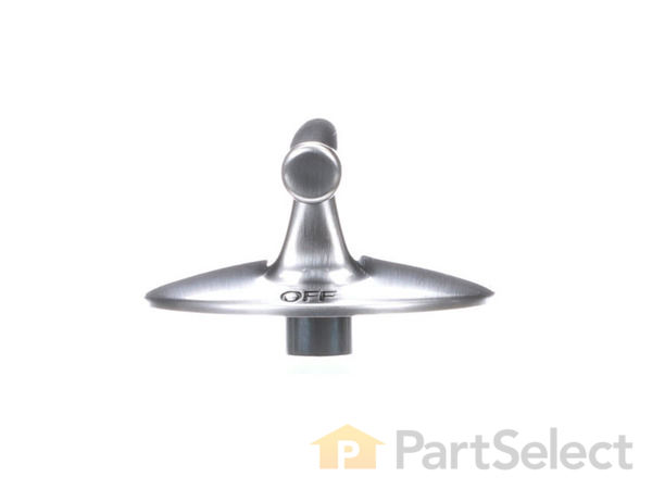 11744702-1-S-Whirlpool-WP7733P410-60-Burner Knob - Stainless Color 360 view