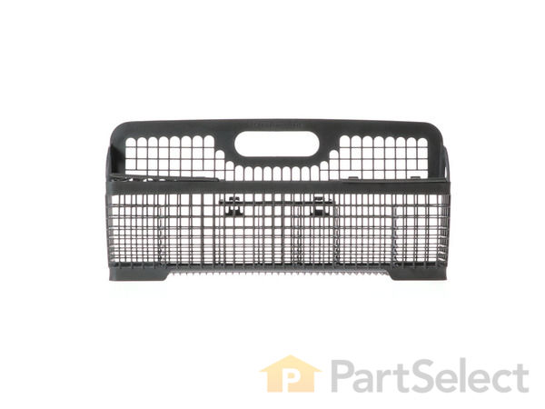 11749906-1-S-Whirlpool-WPW10190415-Dishwasher Silverware Basket Gray 360 view