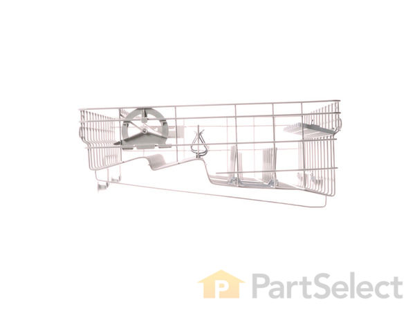 11750929-1-S-Whirlpool-WPW10243301-Upper Dishrack with Wheels 360 view