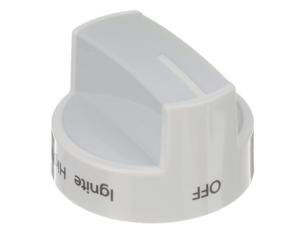 11753189-1-S-Whirlpool-WPW10339443-White Surface Burner Knob 360 view