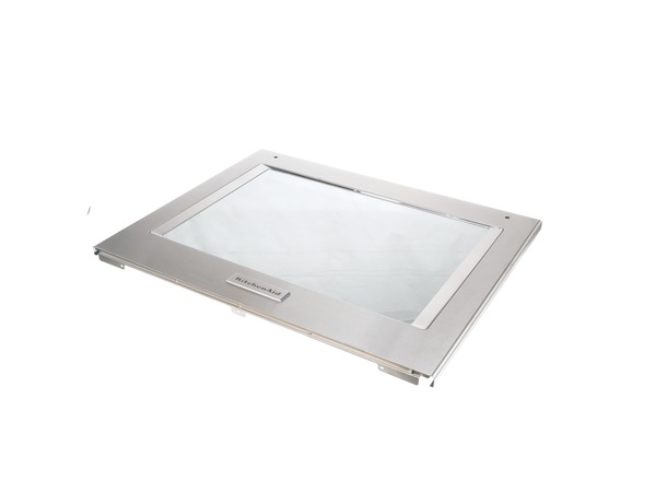 11756868-1-S-Whirlpool-WPW10634271-Exterior Door Glass - Stainless Steel 360 view