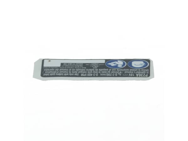 11860677-1-S-Ryobi-941121165-Label Data P236a 360 view