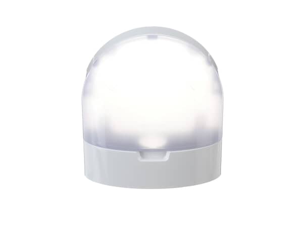 12710402-1-S-GE-WR49X28627-FRESH FOOD LIGHT SHIELD & HOUSING KIT 360 view