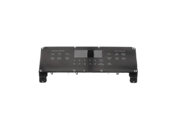 12725907-1-S-GE-WB27X33126-OVEN CONTROL AND OVERLAY ASM 360 view