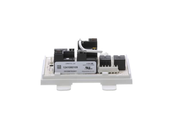 12730485-1-S-GE-WB27X33083-RELAY BOARD AND FRAME ASM 360 view