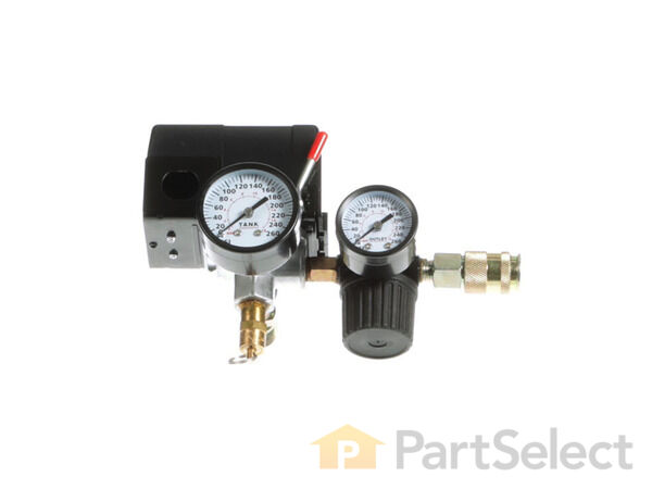 16498025-1-S-Campbell Hausfeld-DC080155AV-Pressure Switch/Regulator Kit 360 view