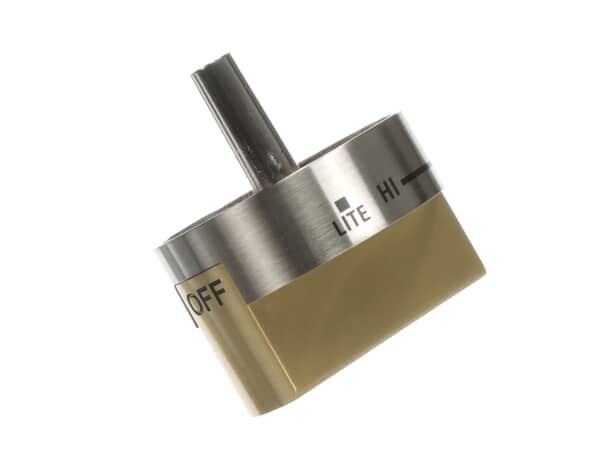 16542036-1-S-GE-WB03X39548-Burner Knob (Brass) 360 view