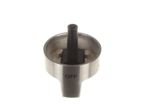 16542040-1-S-GE-WB03X39553-Stainless Burner Knob 360 view