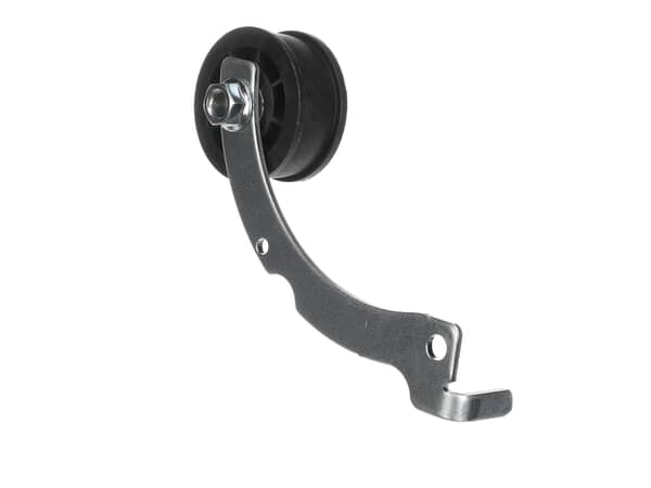 17001192-1-S-Maytag-D516792-Idler lever and wheel assembly 360 view