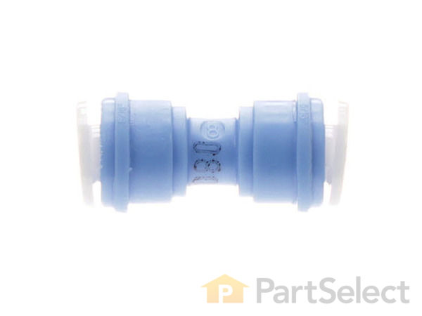 1765304-1-S-Frigidaire-241806601-Water Connector - 5/16 Inch to 5/16 Inch 360 view