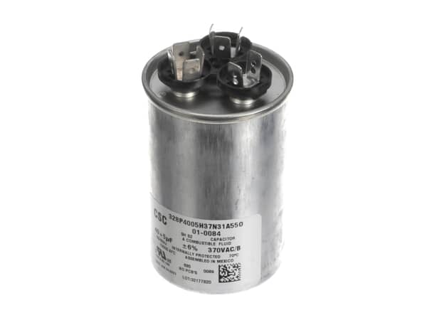 18242318-1-S-Nortek-01-0084-Run Cap,dual Round,370v,5+40uf 360 view