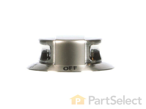 1992660-1-S-Frigidaire-318905202-Burner Knob - Stainless 360 view